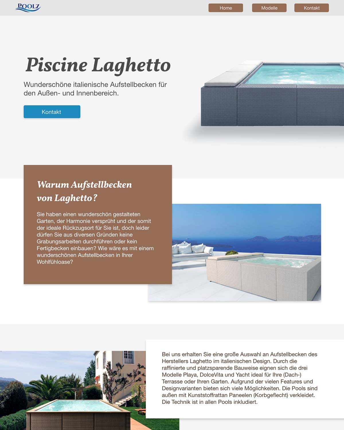 Piscine Laghetto Webdesign